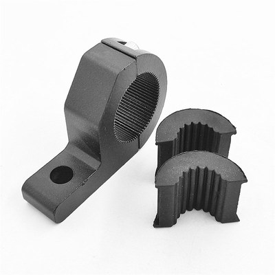 射灯支架保险杠灯夹减震灯座改装灯圆管灯座铝合金管夹支架