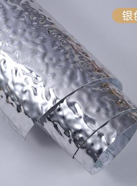 仿不锈钢水波纹板天花吊顶银色镜面波纹KTV背景墙金属饰面波浪板