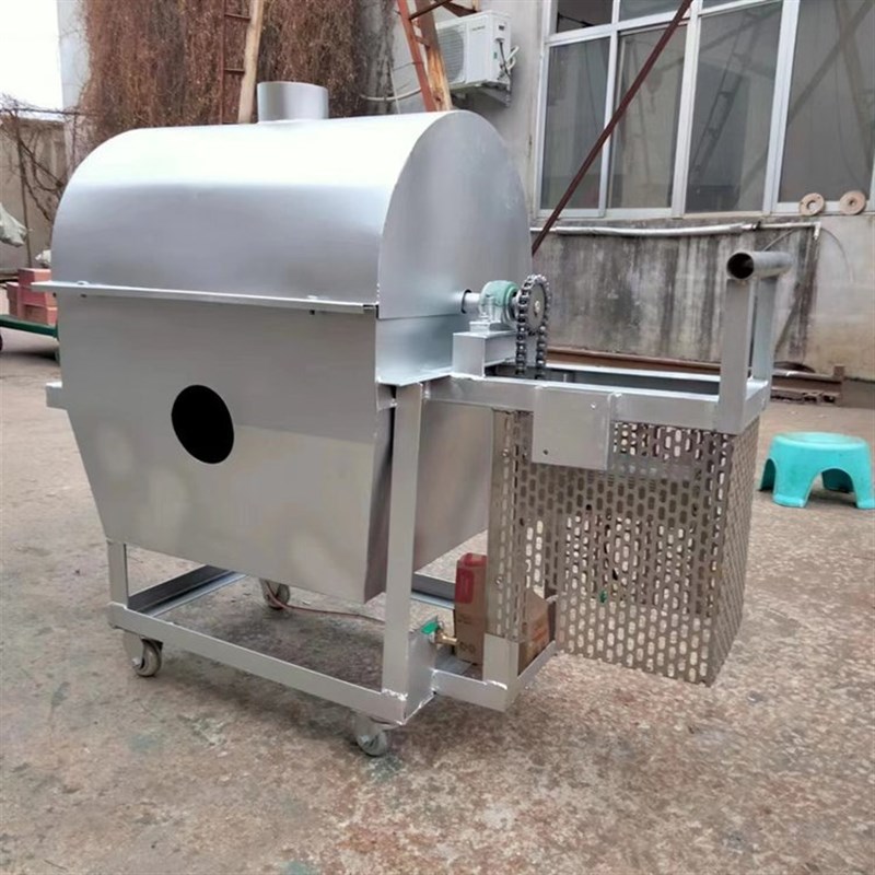 50斤炒c黄豆机 花生瓜子自动温控翻炒机 多功能电加热香榧炒货机