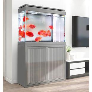 鱼缸客厅大型底过滤水族箱家用生态玻璃鱼缸落地免换水