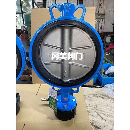 D371X-16Q涡轮对夹不锈钢板球墨铸铁体耐酸碱软密封氟橡胶蝶阀300