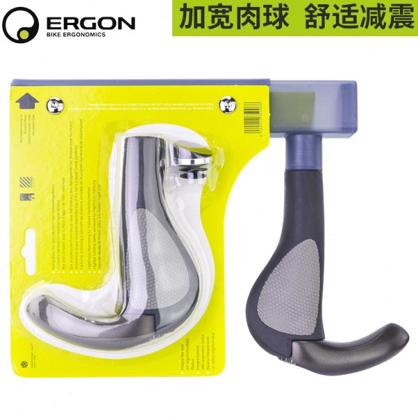 德国ERGON人间肉球山地折叠自行车把套副把牛角GP1 GP3L GA3 GA20