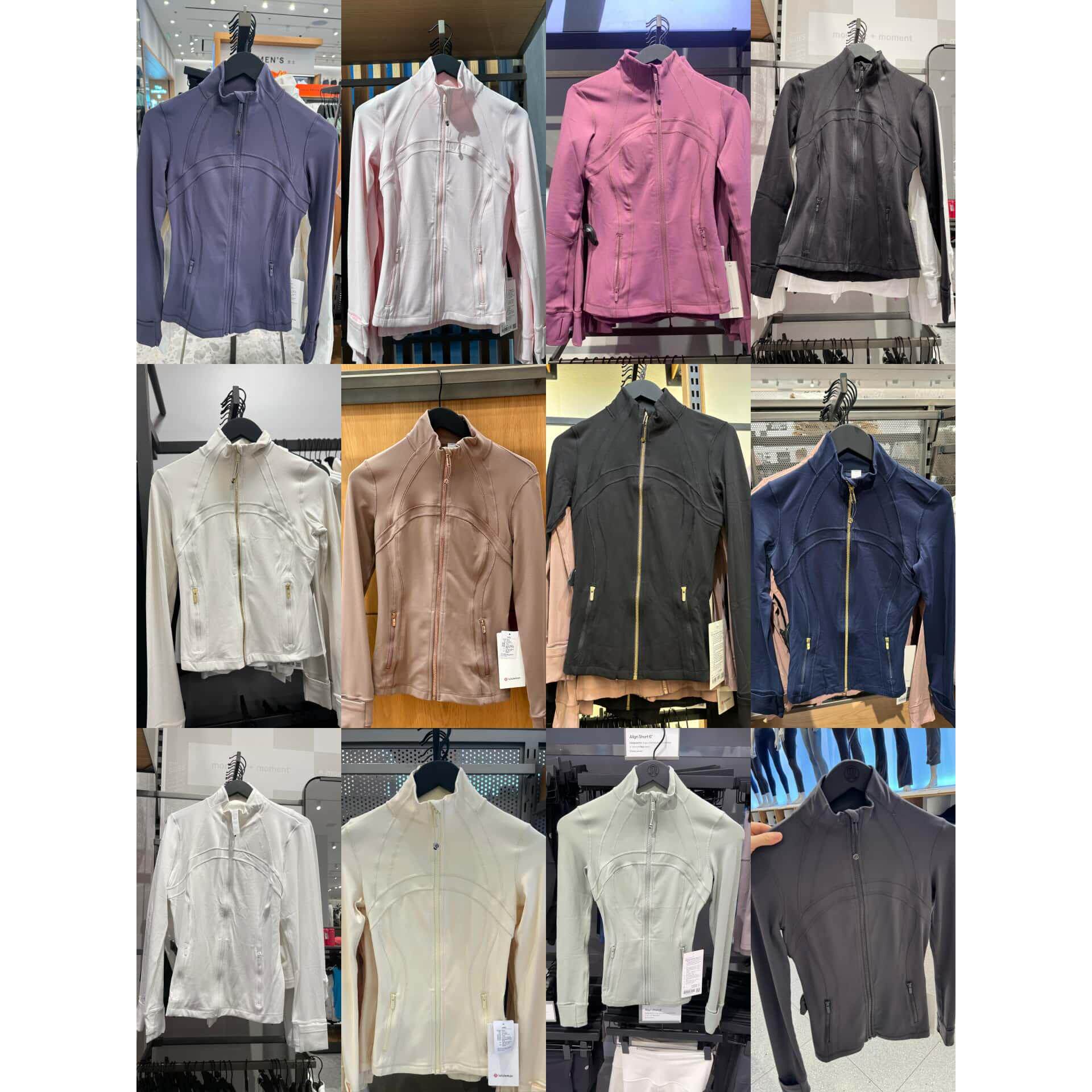 正品代购lululemon露露 Define Jacket 立领夹克芯吸修身瑜伽服女