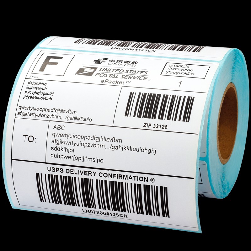 E邮宝热敏纸100*100*u400 邮政国际物流不干胶标签纸三防热敏纸