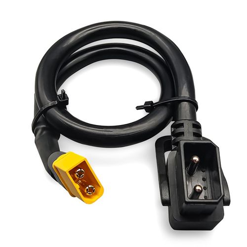 转换线2+4电动车锂电池品字公头转X60/90航模公母对接插头转接线