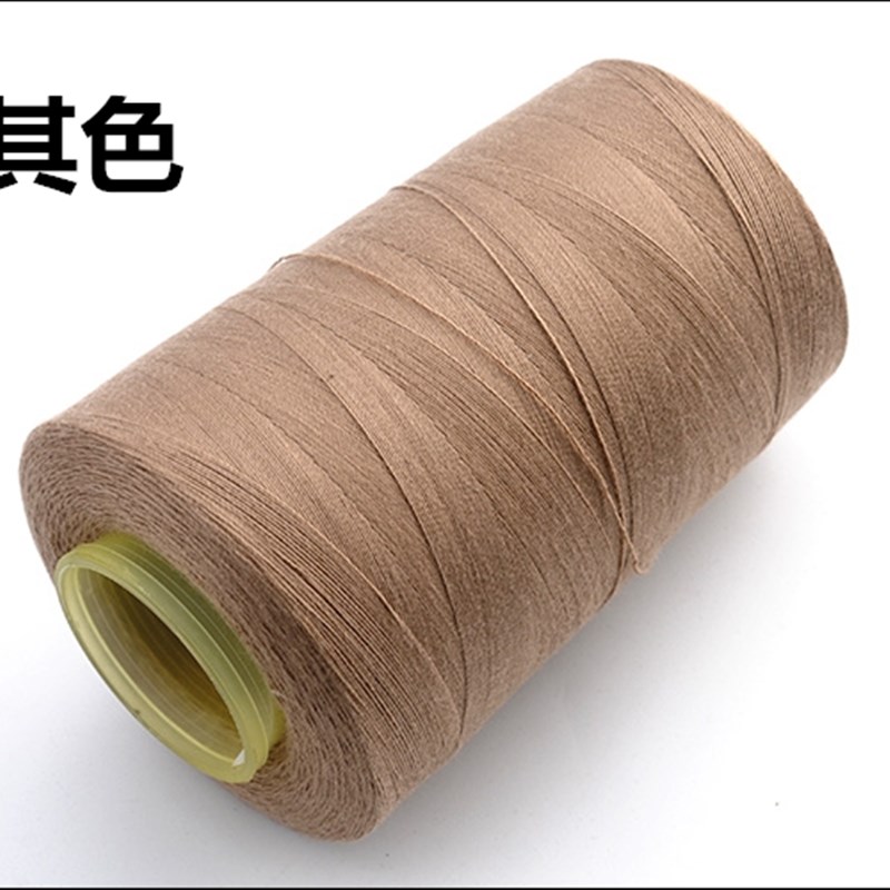 牛仔线大卷粗线20S/2宝塔线家用缝纫机黄牛仔线皮革线缝裤子线
