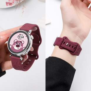 GT6表带gt4 GS3i GT5pro硅胶猫爪纹手表腕带GT3 GT2男女运动watch4荣耀GS3 5Ultra配件 GT3Pro 适用于华为gt5
