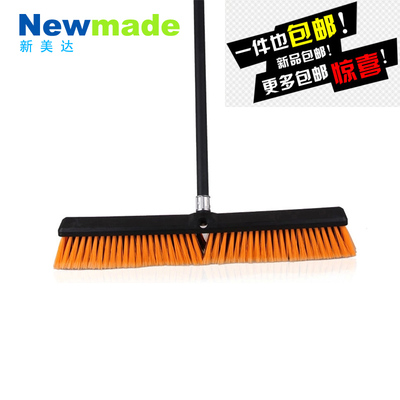 新美达长柄硬毛地板刷酒店游泳池餐厅商场家用阳台洗地刷大号刷子