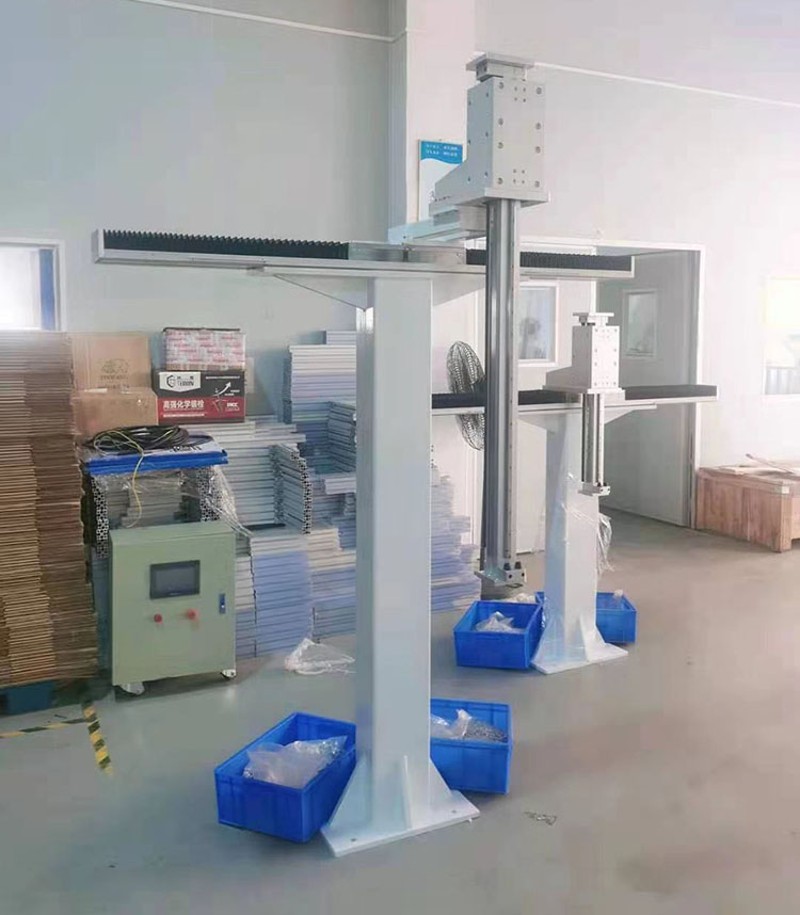 重载十字桁架机械手齿条滑台模组风琴罩全封闭齿条轮直线滑台桁架