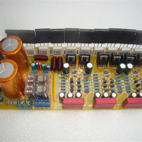 大功率三声道纯后级功放板 280W+2X100W