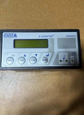 本德尔BENDER IRDH375-435绝缘检测仪接地保护