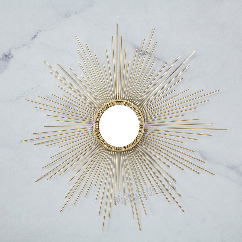 铁艺太阳镜玄关客厅壁饰壁挂背景墙装饰卧室床头装饰墙上装饰品