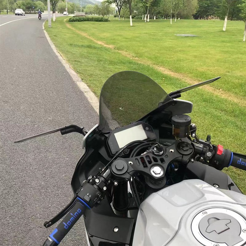 适用 15 25改装定风翼后视镜反光镜全铝风刀