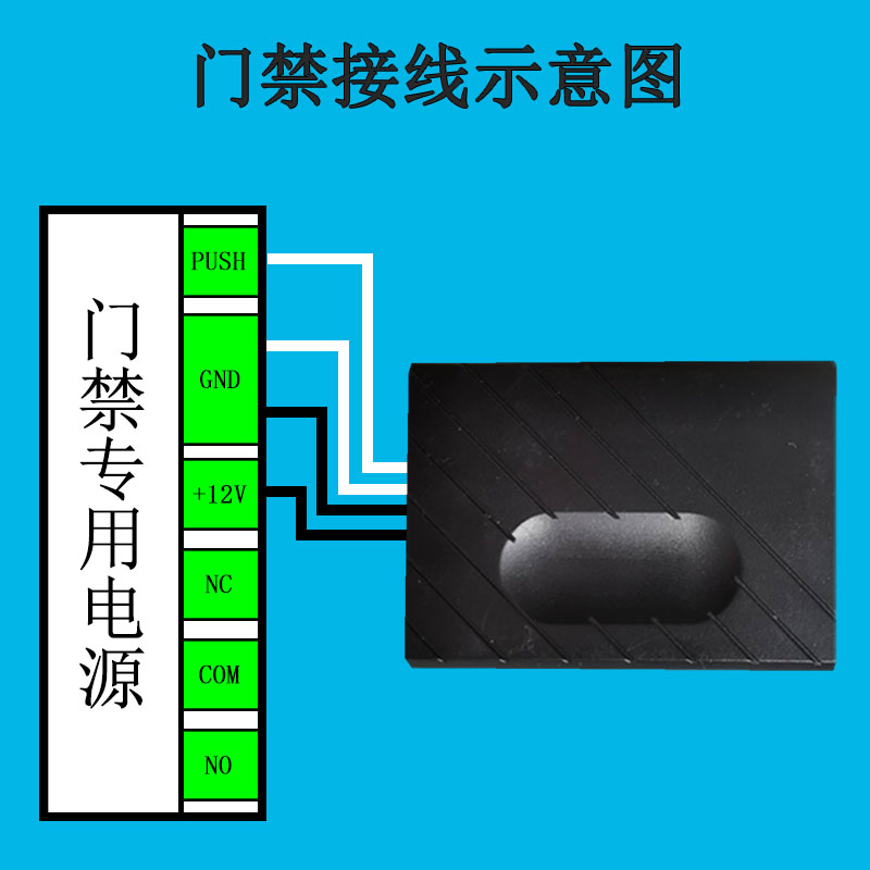蓝牙门禁控制器小区扫码开门智能开关模块电控锁灵性锁手机小程序