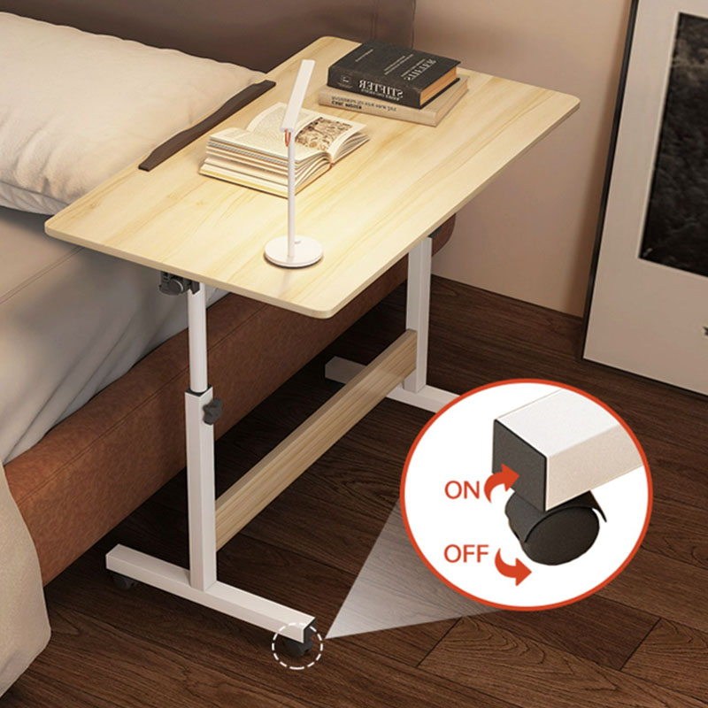 床边桌可移动升降电脑桌小型家用卧室折叠书桌宿舍懒人学习桌 子
