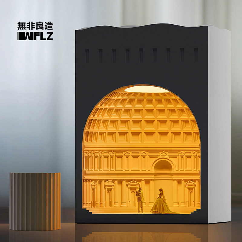 無非良造/万神殿无火香薰融蜡灯卧室氛围夜灯创意融烛灯新婚礼物