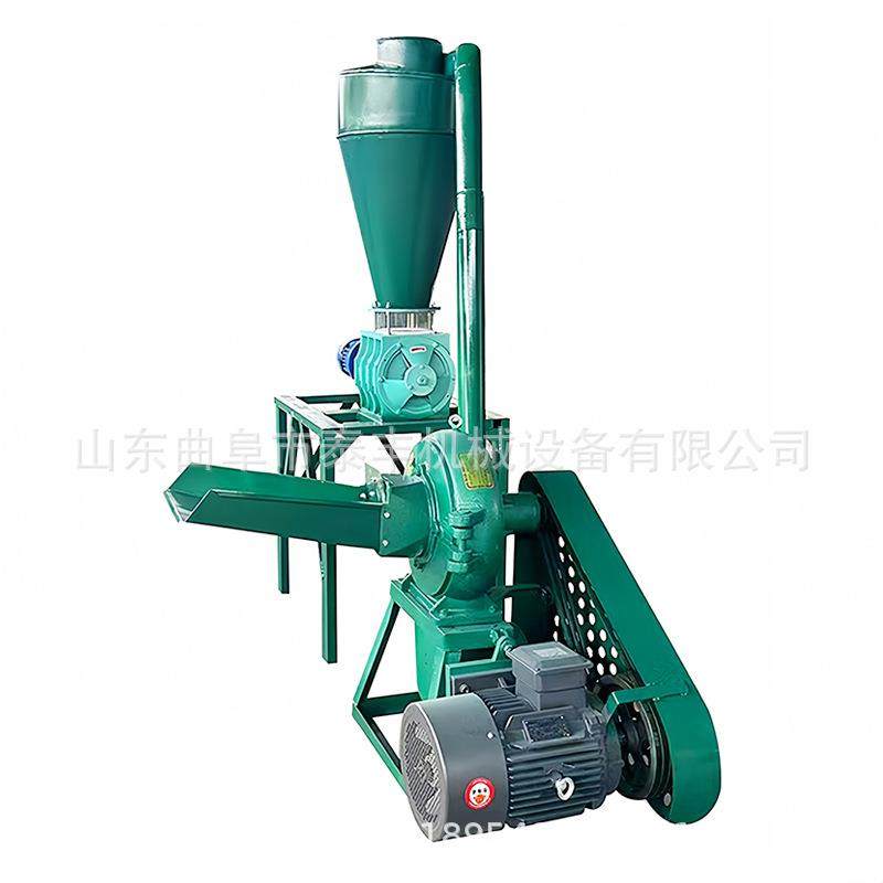 贝宁地瓜干木薯干磨粉机自吸式玉米小麦磨面机花椒孜然辣椒粉碎机