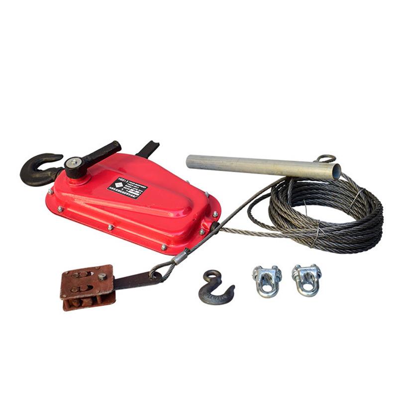 钢丝绳手扳葫芦1.5吨吨刷外墙手动葫芦牵引手摇葫芦吊篮手板葫芦