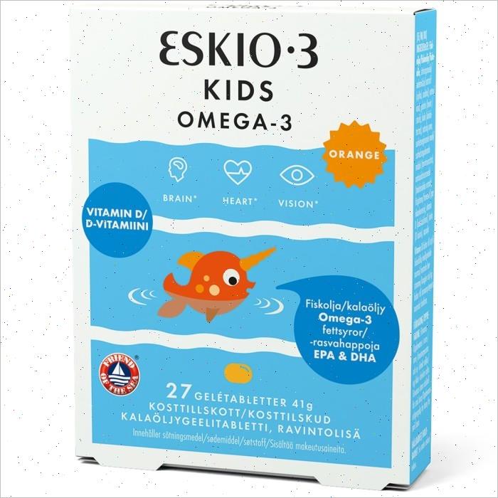 瑞典爱斯基摩 Eskios 鱼油儿童果冻鱼油DHA eskimX