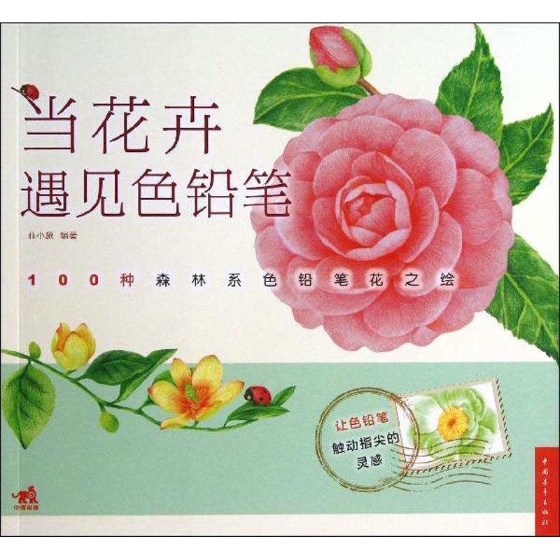 【正版书】 当花卉遇见色铅笔 菲小象编著 中国青年出版社