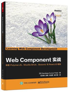 【正版书】 Web Component实战 (印)帕特尔(Sandeep Kumar Patel) 著,范洪春 等 译 电子工业出版社