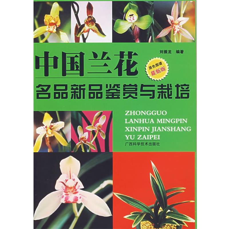 【正版书】 中国兰花名品新品鉴赏与栽培 刘振龙　编著 广西科学技术出版社