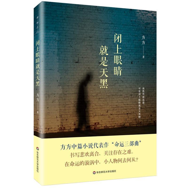 【正版书】 闭上眼睛就是天黑 方方 华东师范大学出版社