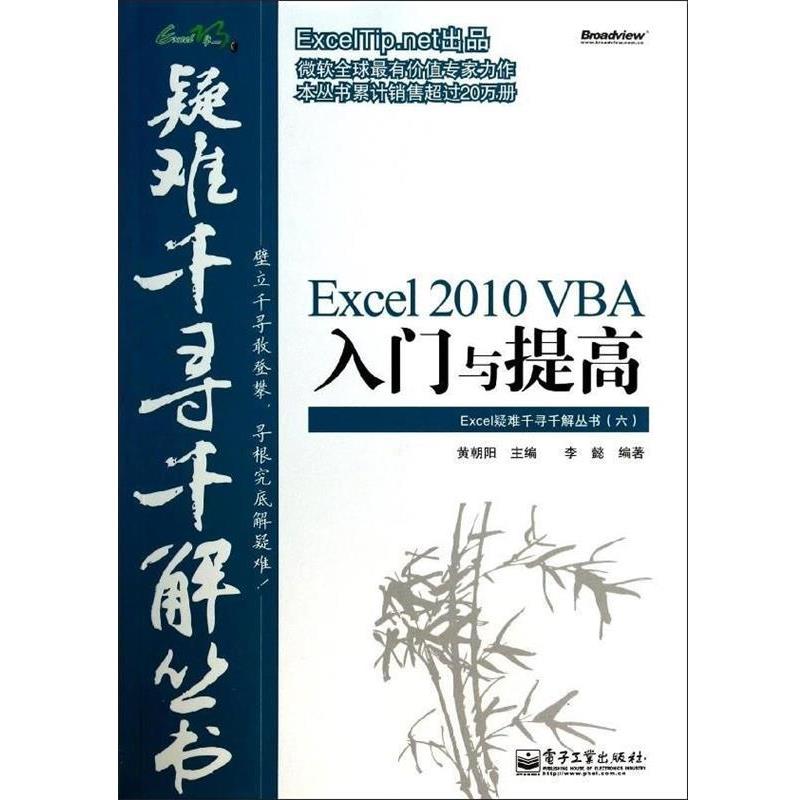 【正版书】 Excel 2010 VBA入门与提高 李懿 电子工业出版社