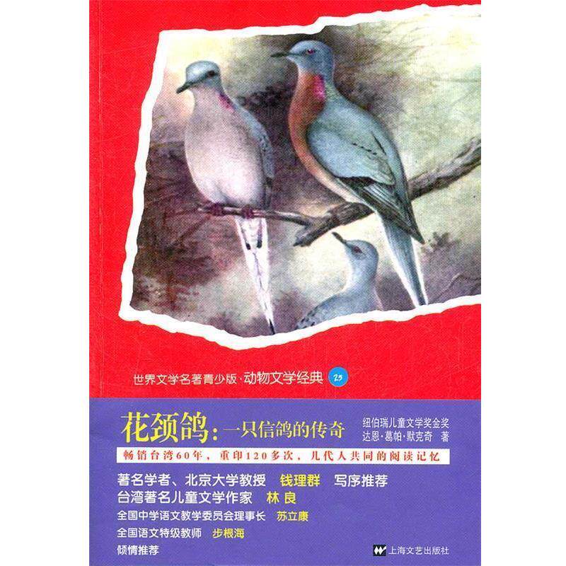 【正版书】 花颈鸽:一只信鸽的传奇 (美)默克奇 上海文艺出版社