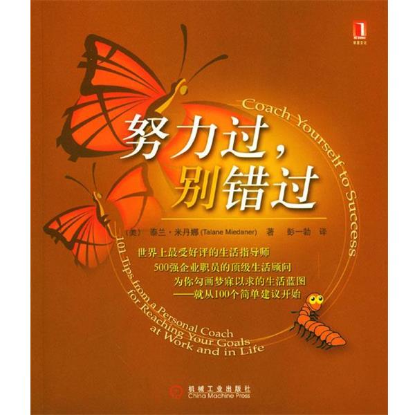 【正版书】 努力过，别错过 (美)泰兰·米丹娜 著,彭一勃 译 机械工业出版社