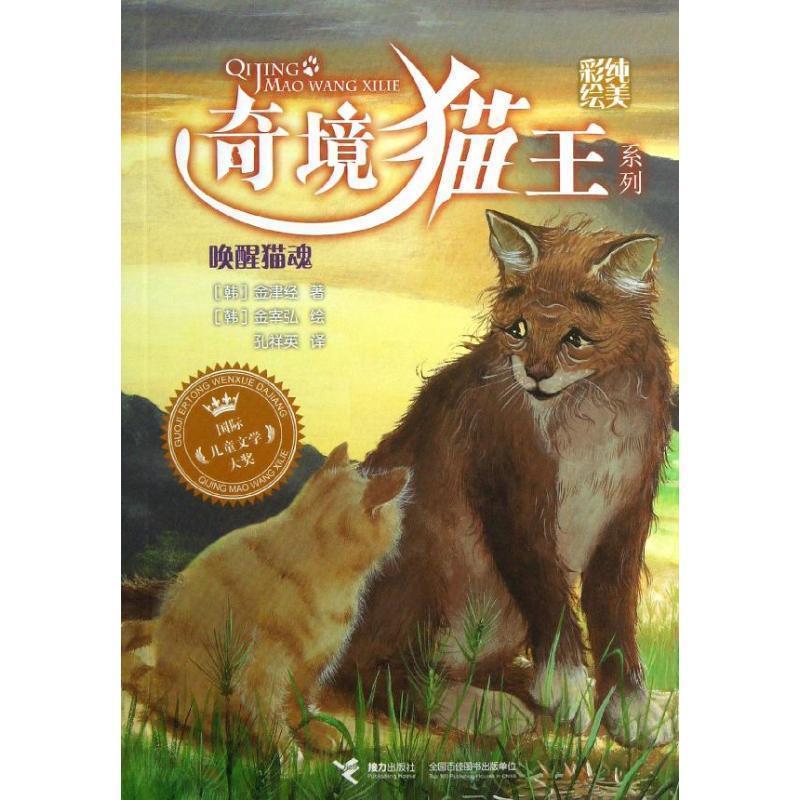 【正版书】 奇境猫王:唤醒猫魂 (韩)金津经 著,(韩)金宰弘 绘, 孔祥英 译 接力出版社