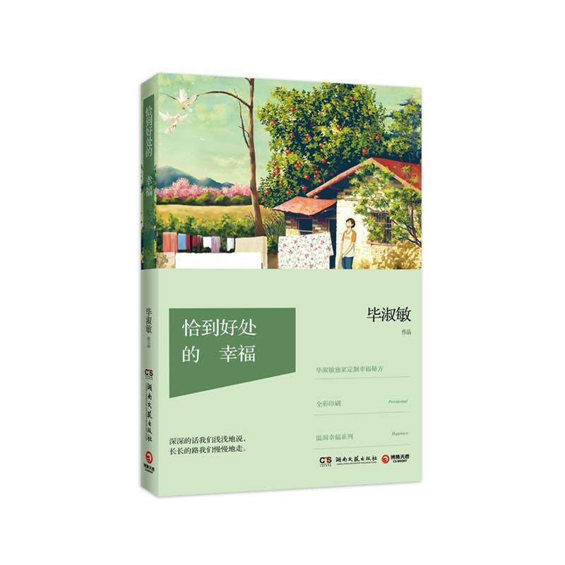 【正版书】 恰到好处的幸福 毕淑敏 湖南文艺出版社