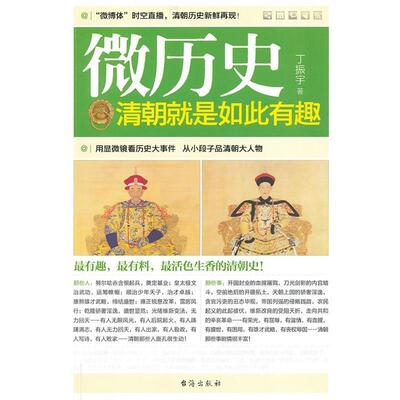 【正版书】 微历史--清朝就是如此有趣 丁振宇　著 台海出版社