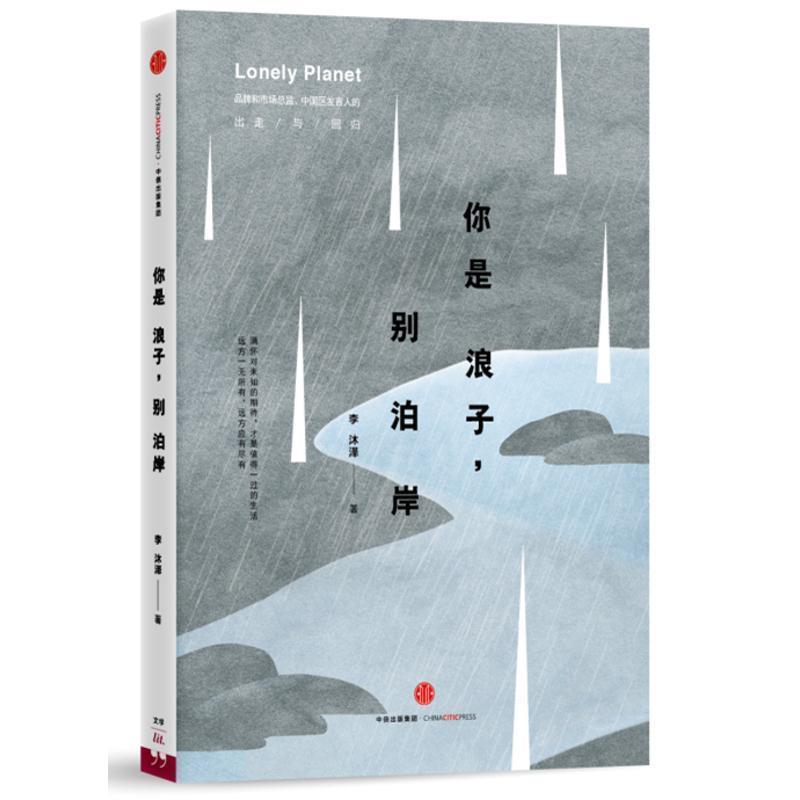 【正版书】 你是浪子,别泊岸 李沐泽 中信出版社