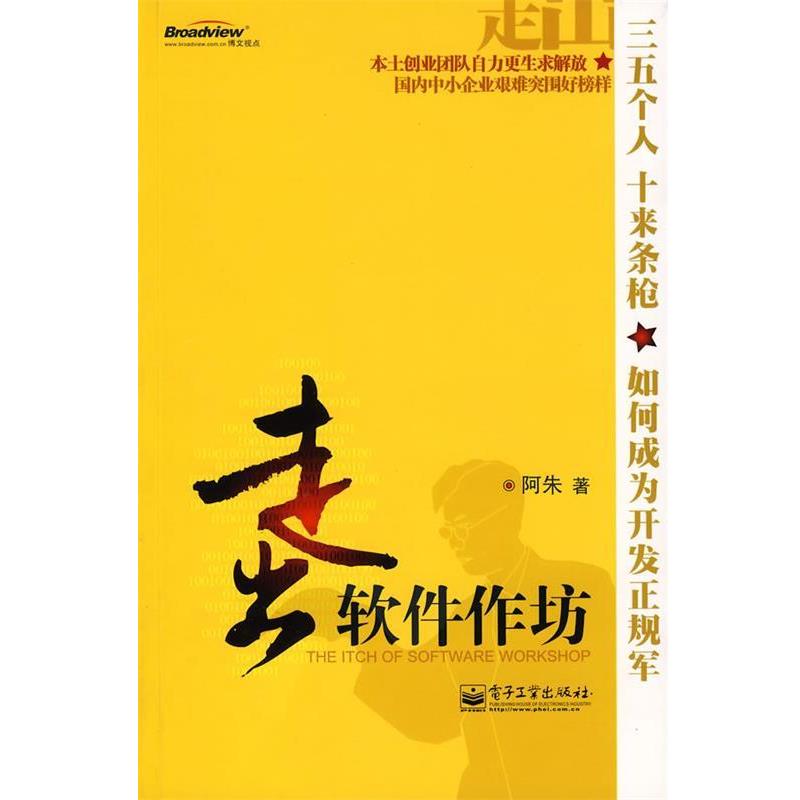 【正版书】 走出软件作坊 阿朱 著 电子工业出版社