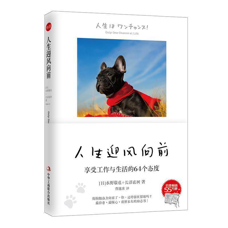 【正版书】 人生迎风向前:享受工作与生活的64个态度 [日]水野敬也 长沼直树 中华工商联合出版社