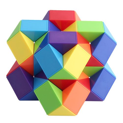 百变魔尺24段36/72段幼儿园儿童益智玩具异形魔方套装全套初学者