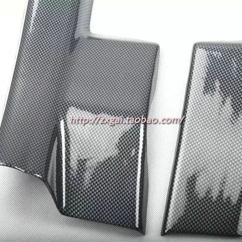 适用于10-11款玛驰碳纤维内饰贴 改装碳纤内饰 四门迎宾踏板贴