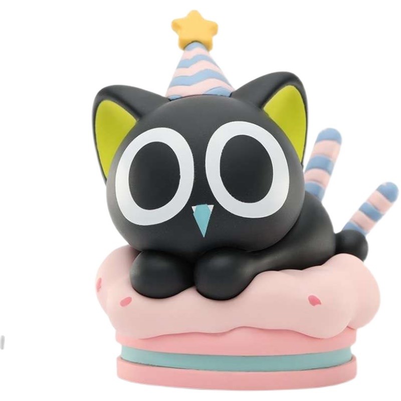 现货罗小黑生日派对盲盒确认款动漫周边可爱手办公仔潮流玩具摆件