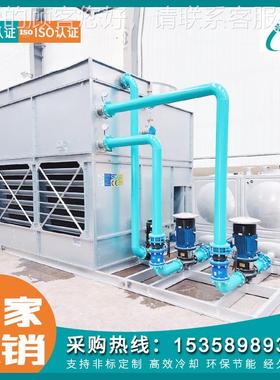 gbn-b型号闭式冷却塔 方GGS形横流钢制却塔t1500kw 闭式冷却水塔
