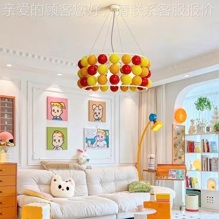 法式油风贝壳灯奶卧室客阳台餐厅桌温馨漫浪轻842奢衣帽间民宿吸