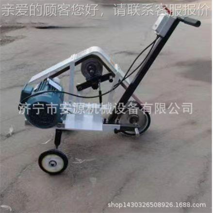 手式推钢焊板翻新除锈缝机 钢板打磨机 多功能砂带SCU打磨机