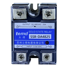 60A80A单相220V直流控交流固态继电器25A小型24V40A12VSSR-DA4825