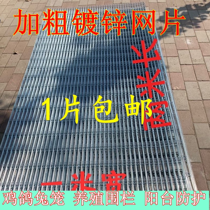 镀锌铁丝网钢丝电焊网片养殖网家用防护围栏铁网格网网片鸽棚狗笼