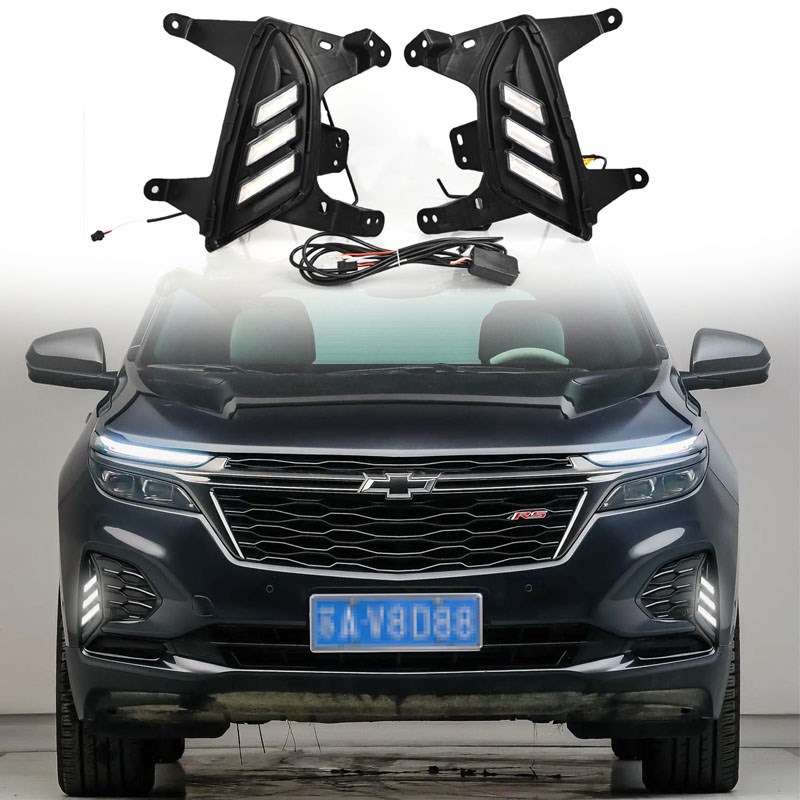 适用于21-25款探界者日行灯前雾灯改装LED日间行车灯装饰灯