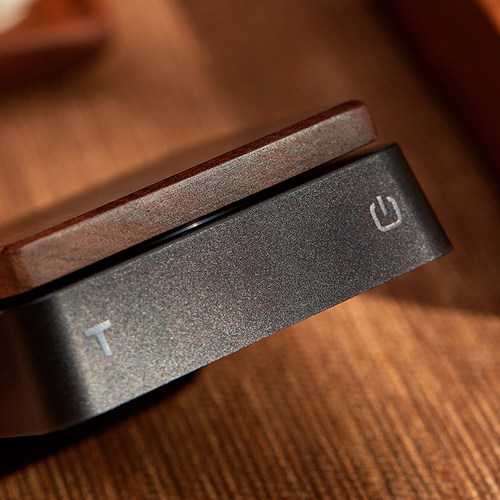 实木小型茶叶秤电子秤专用茶称电子量茶高精准克秤家用咖啡计时秤