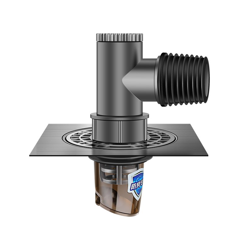 洗衣机专用下水管地漏接头防臭防溢水转二合一排水管道三通分水器