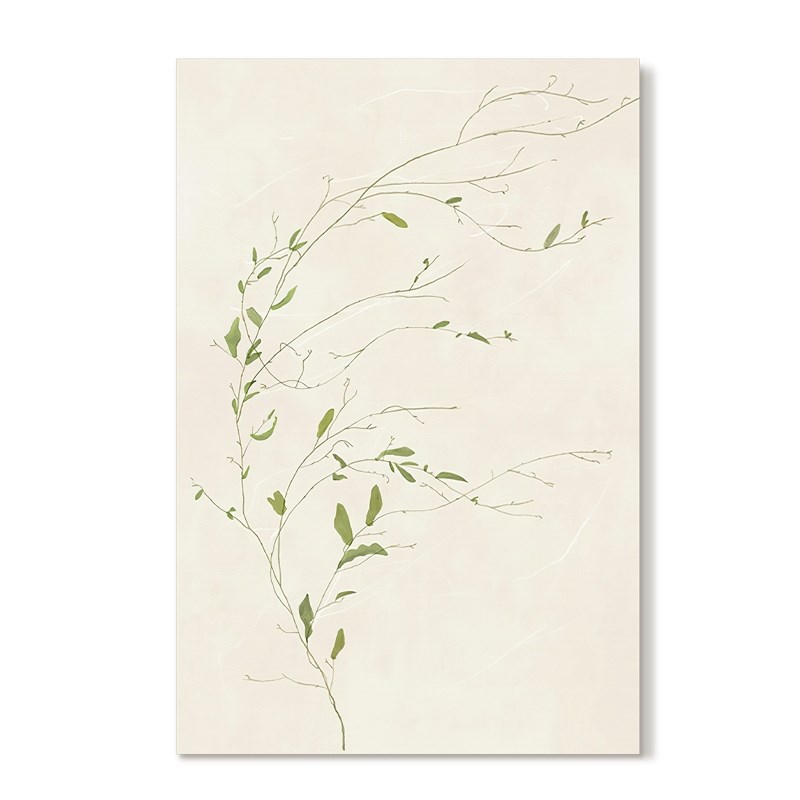 北欧风落地装饰画奶油风沙发x背景墙玄关画简约客厅挂画艺术无定