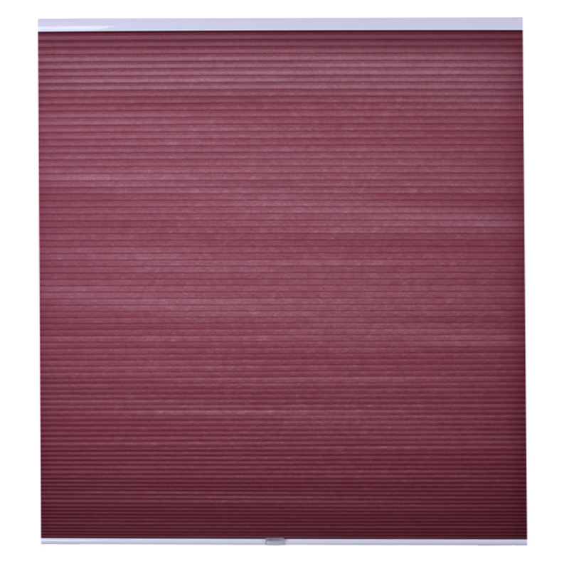 免打孔百叶窗帘拉珠蜂巢帘办公室客厅卧室隔Q热遮光电动升降卷帘