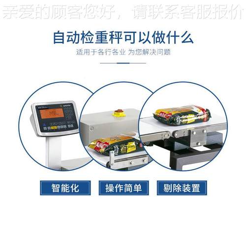 在线动态自动自动检重检输重秤流水选线精度高电子秤皮带秤送带重